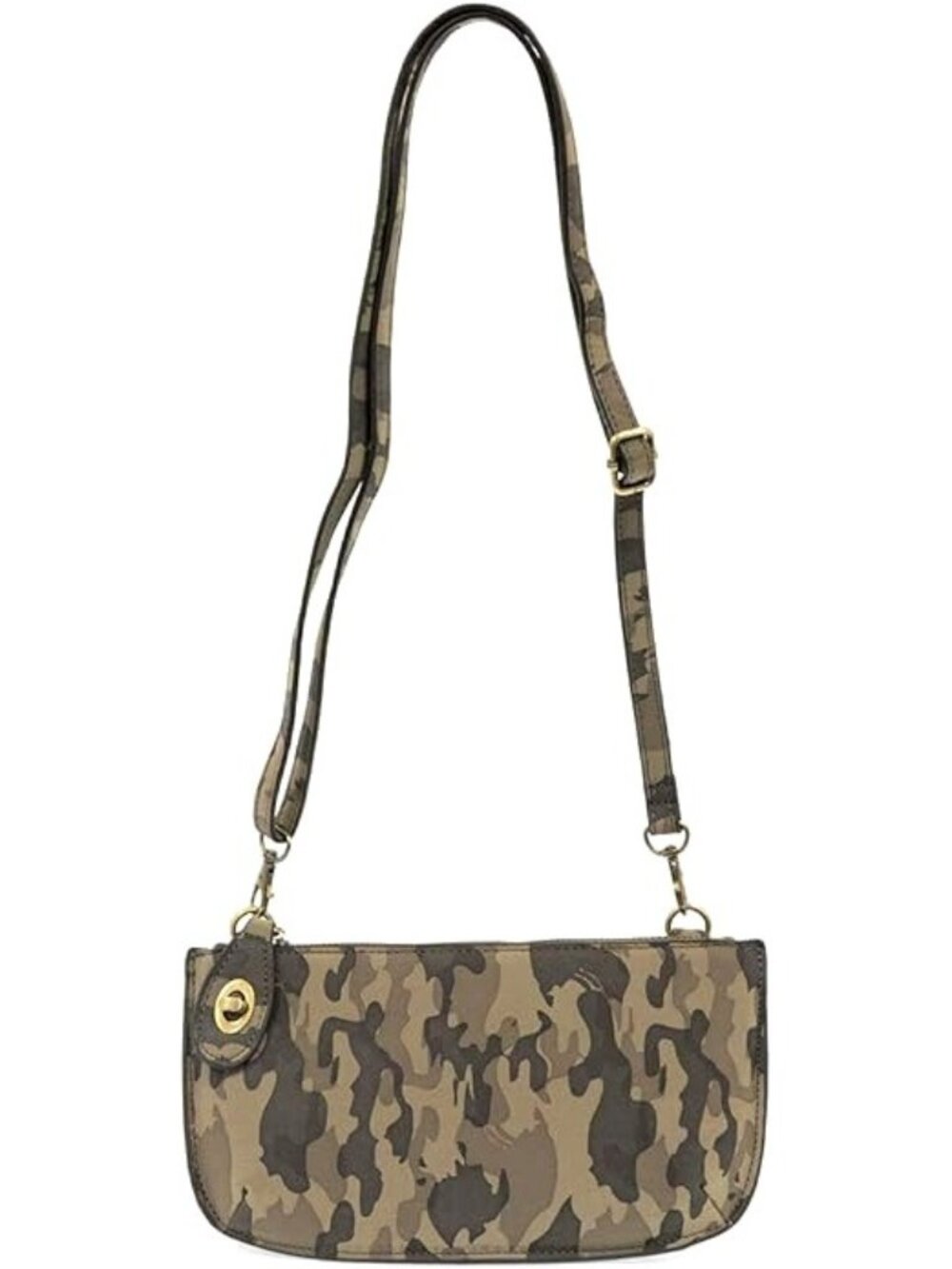 NWT  Joy Susan Dark Camo Crossbody Bag Wristlet Clutch Convertible Purse